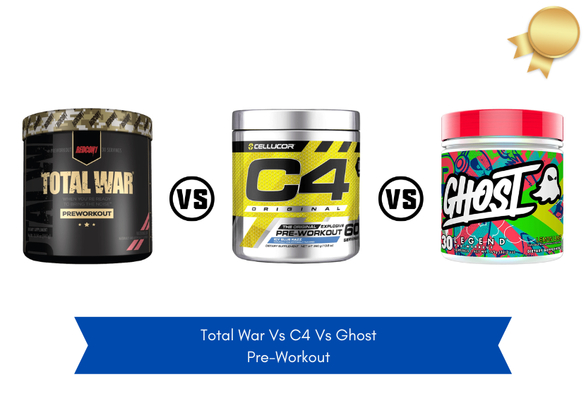 You are currently viewing Total War Vs C4 Vs Ghost Pre-Workout: Which one is the Best for You?